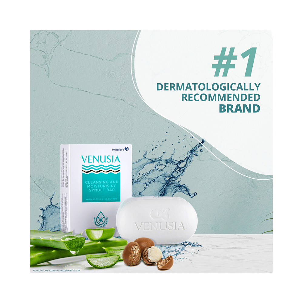 Venusia Cleansing & Moisturising Bathing Bar with Shea & Aloe Butter | Promotes Hydrated & Supple Skin - Image 7