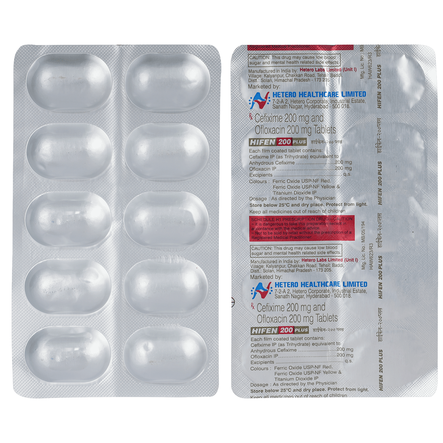 Hifen Plus 200 mg/200 mg Tablet