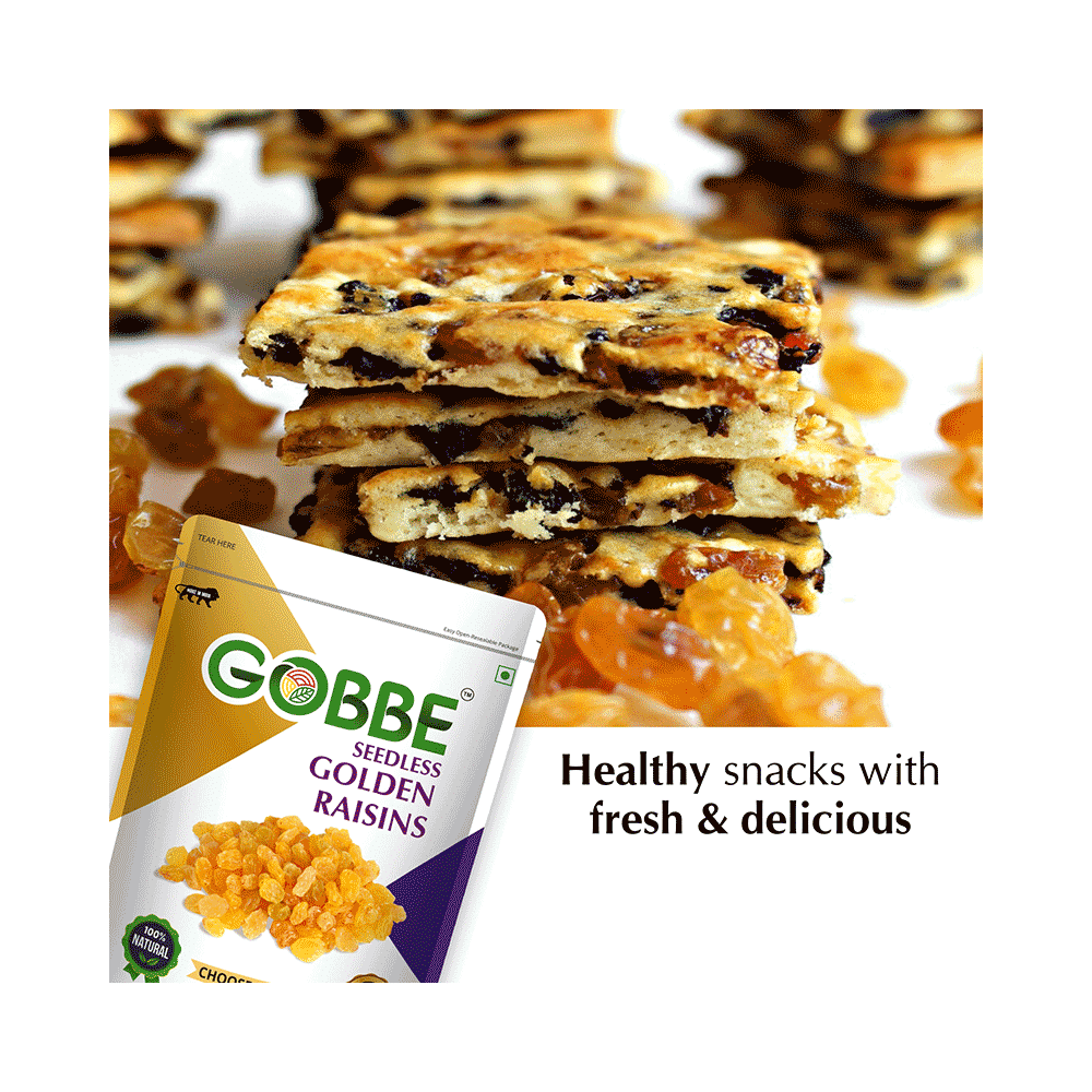 Gobbe Seedless Golden Raisins (200gm Each) - Image 5