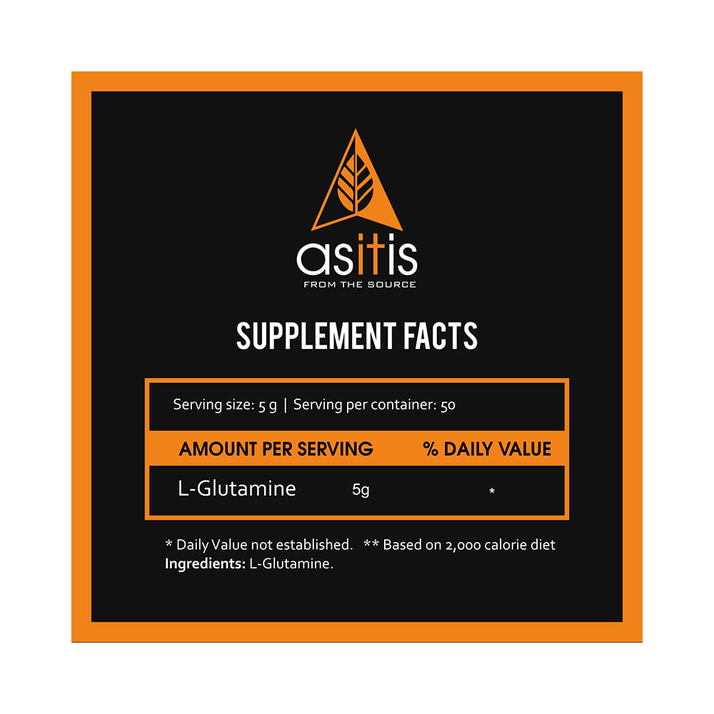 AS-IT-IS Nutrition L-Glutamine Powder - Image 3