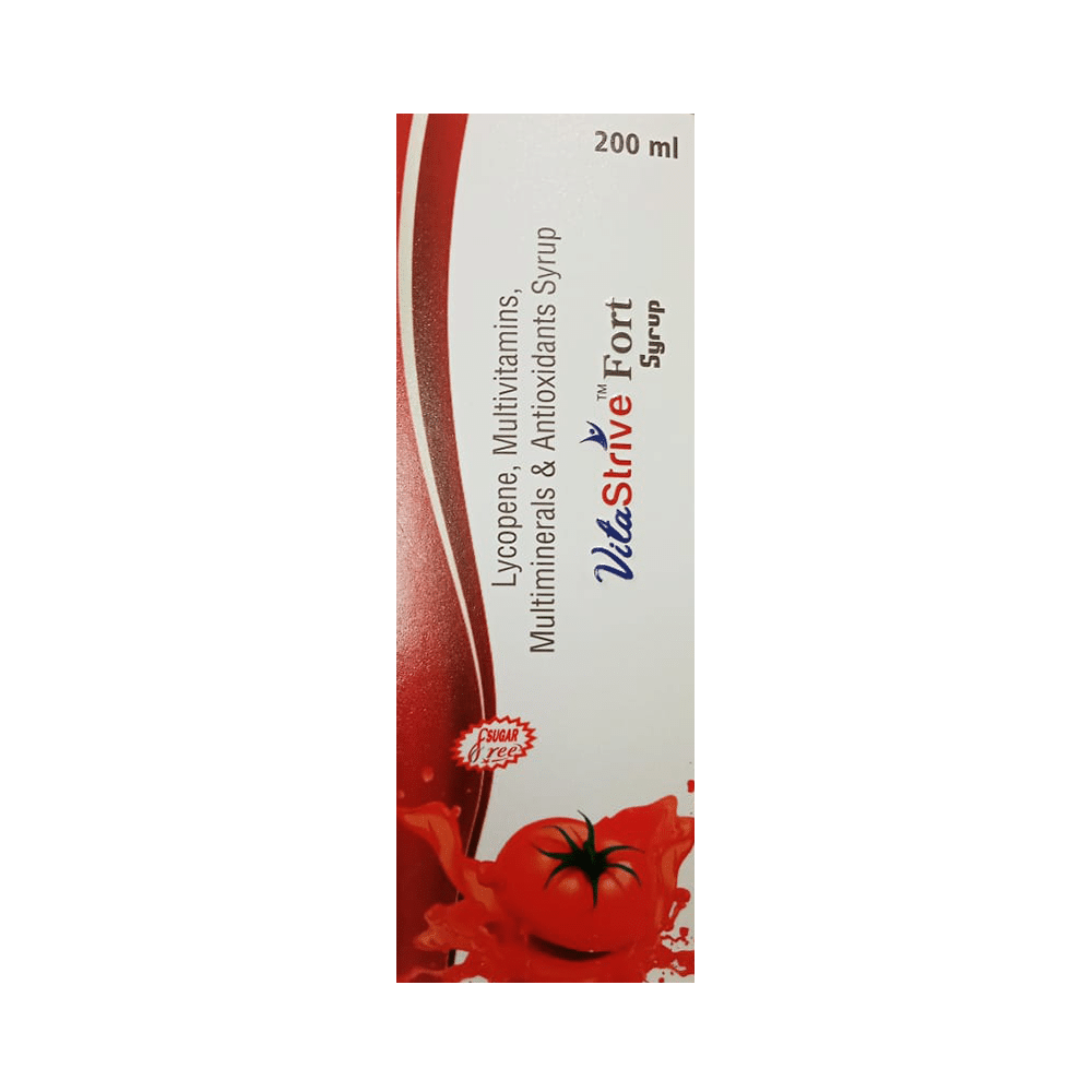 VitaStrive Fort Syrup Sugar Free - Image 1