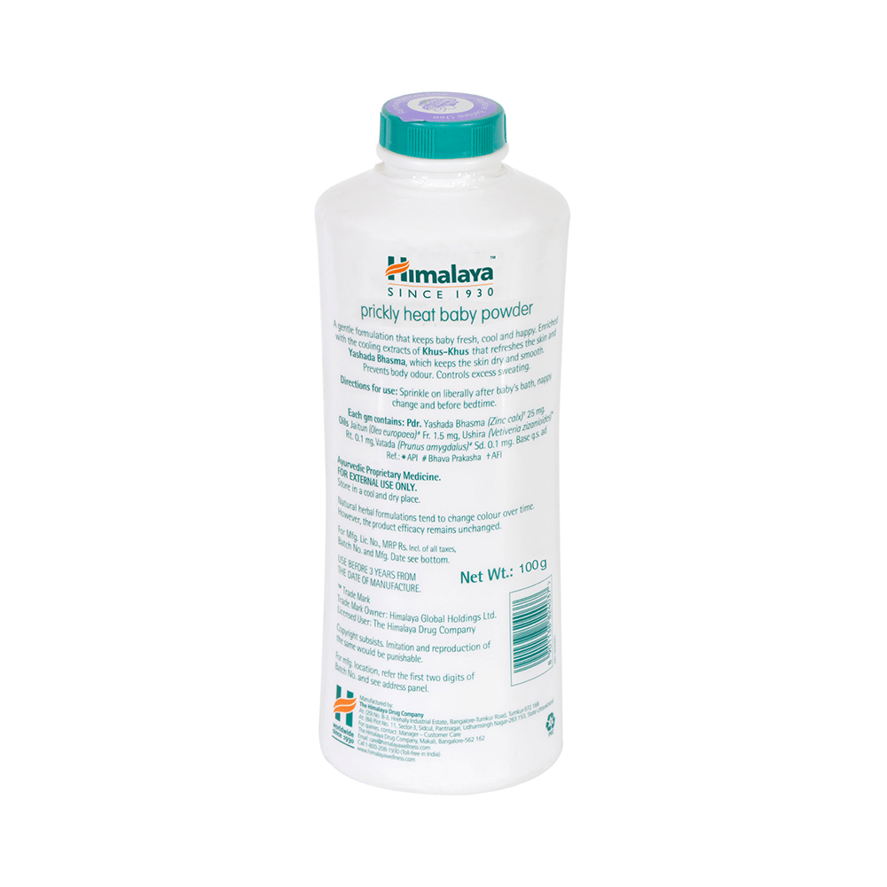 Himalaya Prickly Heat Baby Powder Neem & Khus Grass - Image 2