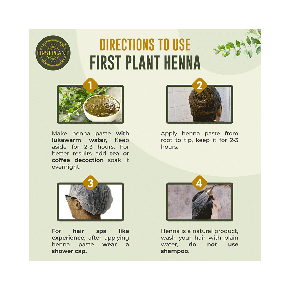 First Plant 100% Pure and Organic Henna Powder(200gm Each) - Image 8