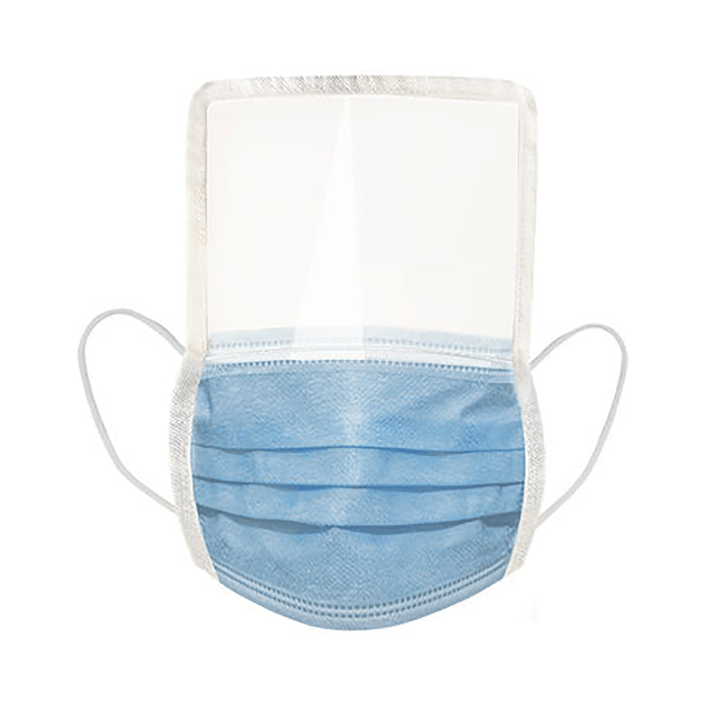 Impex 3 Ply Mask with Soft Plastic Face Shield - Image 1