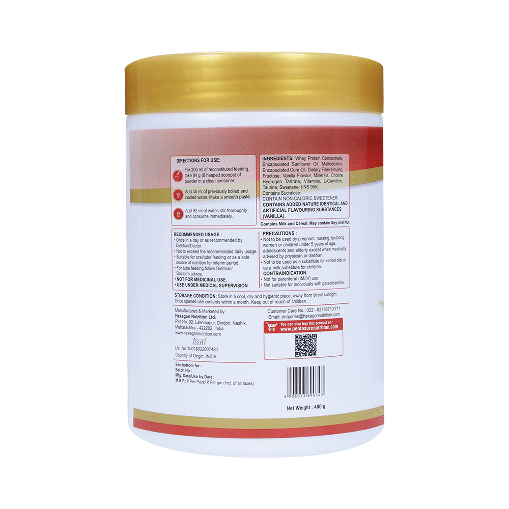 PentaSure Dls Whey Protein for Dialysis Care | Flavour Powder Vanilla - Image 4