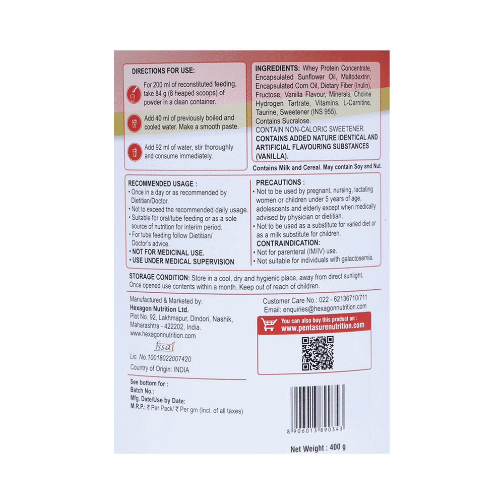 PentaSure Dls Whey Protein for Dialysis Care | Flavour Powder Vanilla - Image 5