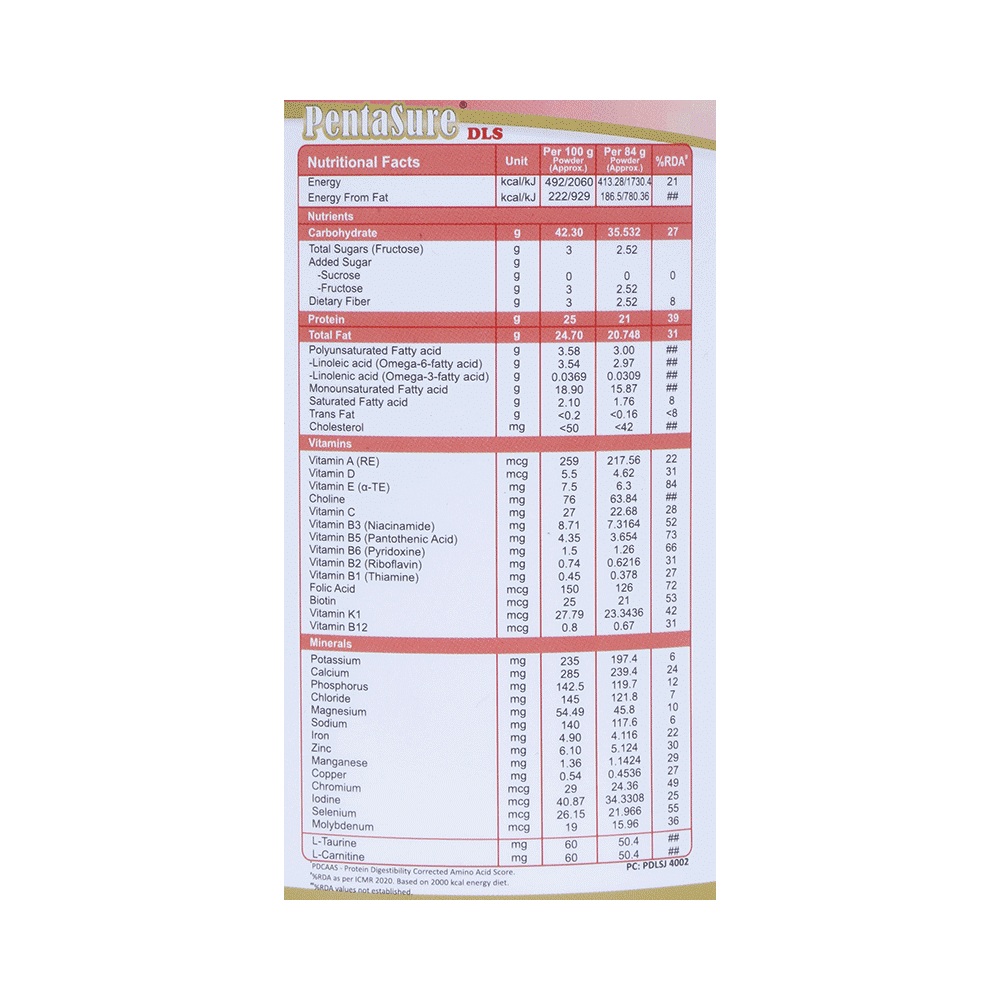 PentaSure Dls Whey Protein for Dialysis Care | Flavour Powder Vanilla - Image 6