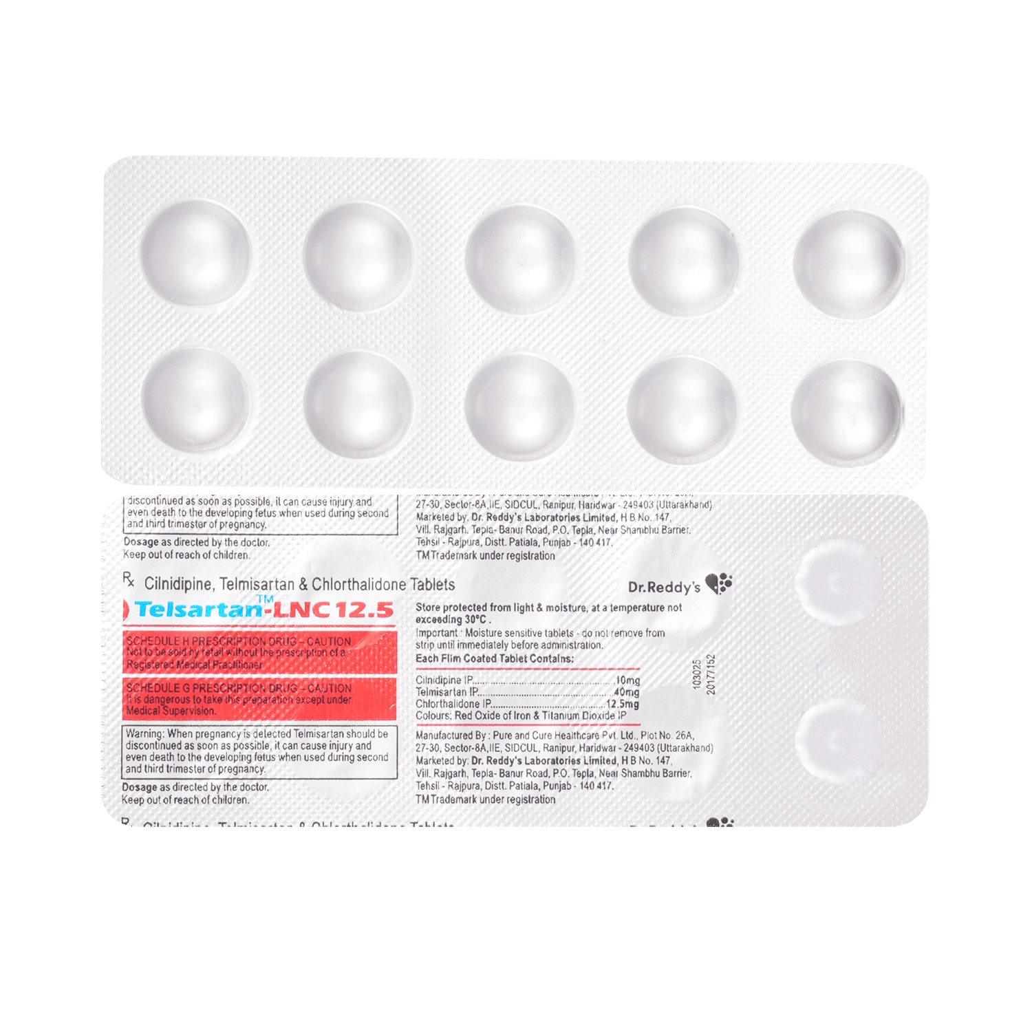 Telsartan-LNC 12.5 Tablet - Image 1