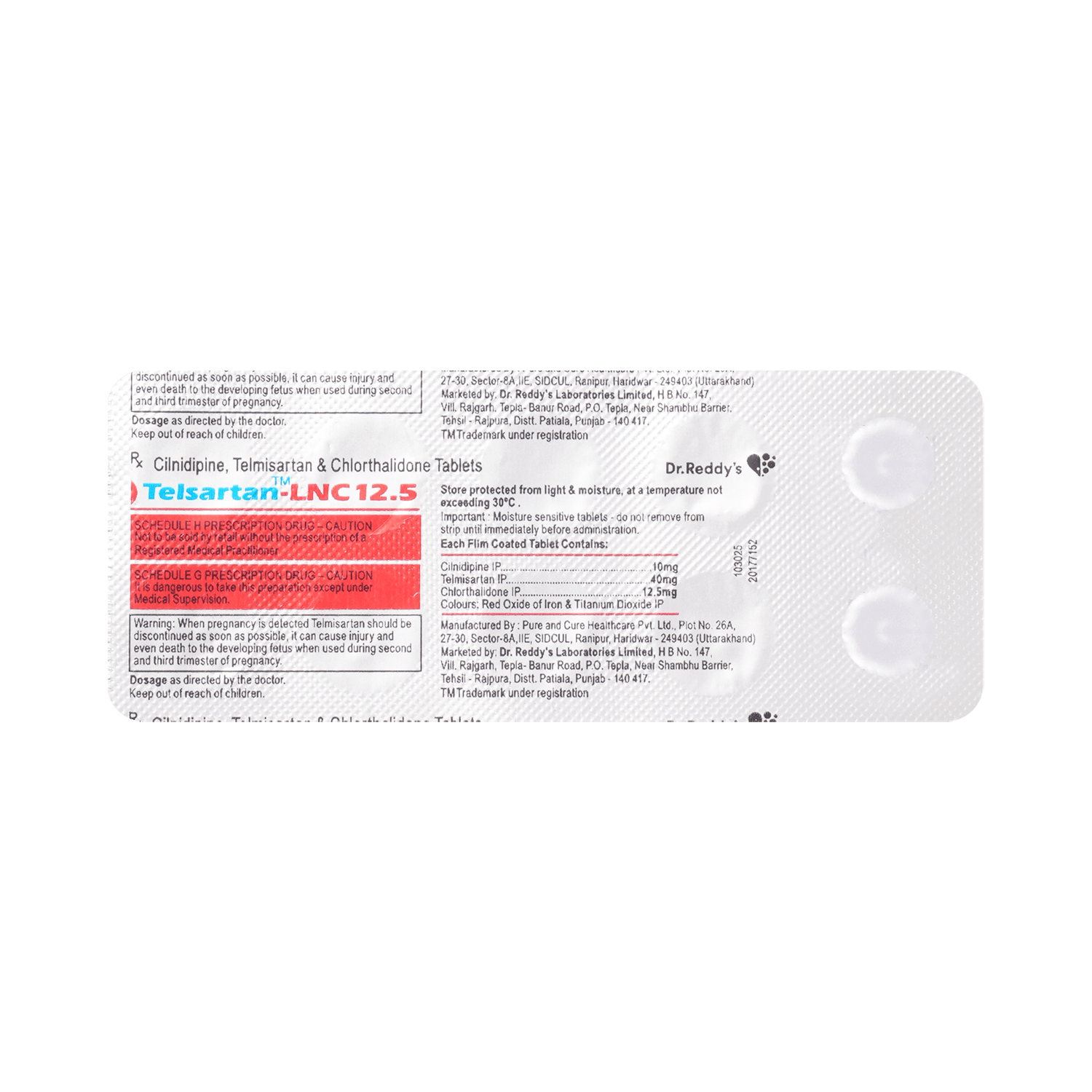 Telsartan-LNC 12.5 Tablet - Image 3