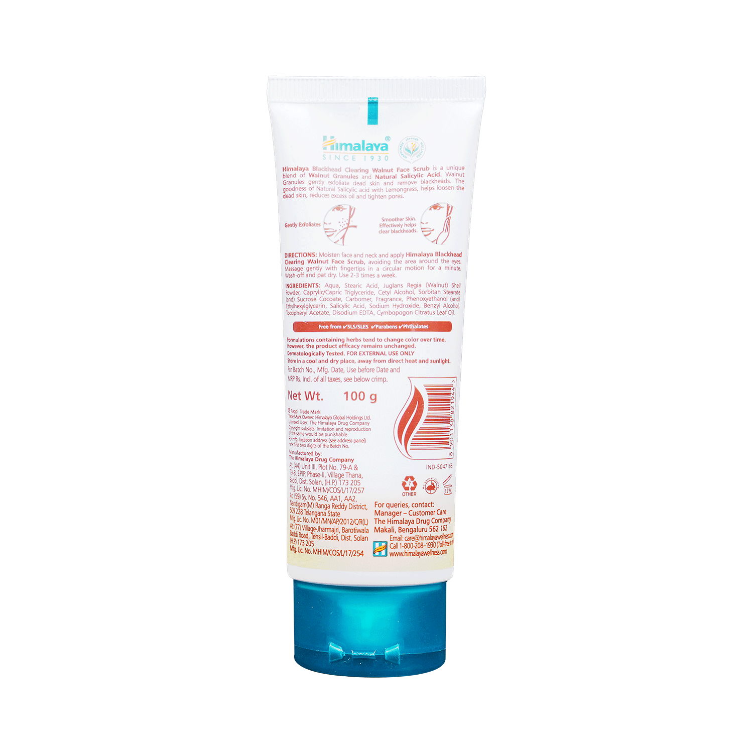 Himalaya Blackhead Clearing Walnut + Lemongrass Face Scrub | Exfoliates Dead Skin - Image 3