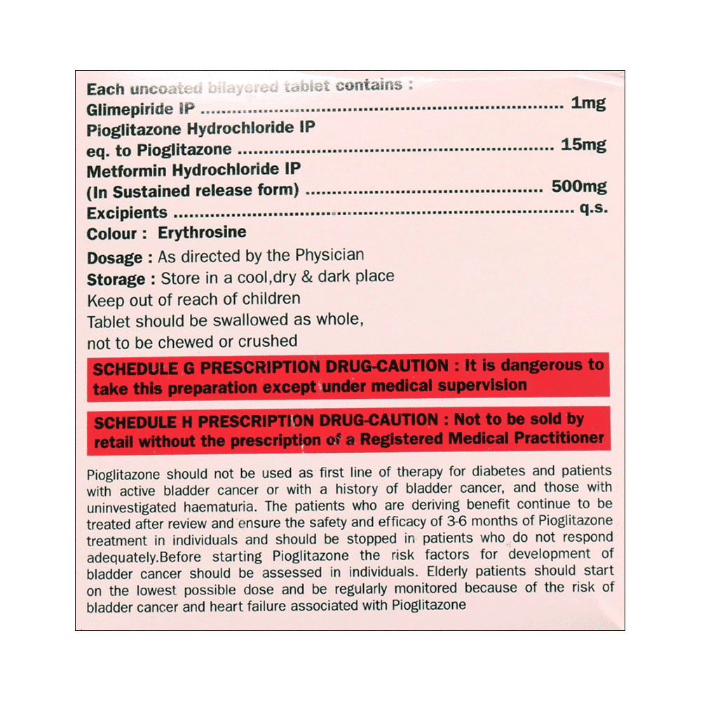 Glykit-PG 1 Tablet SR - Image 2