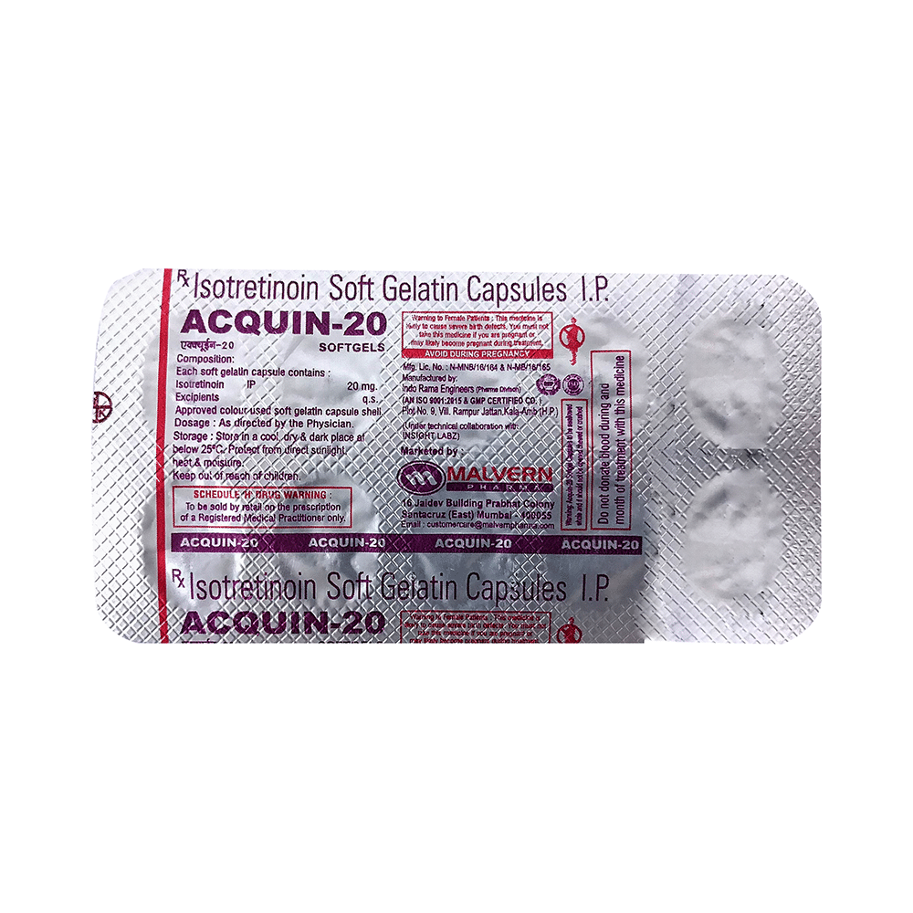 Acquin 20 Capsule - Image 1