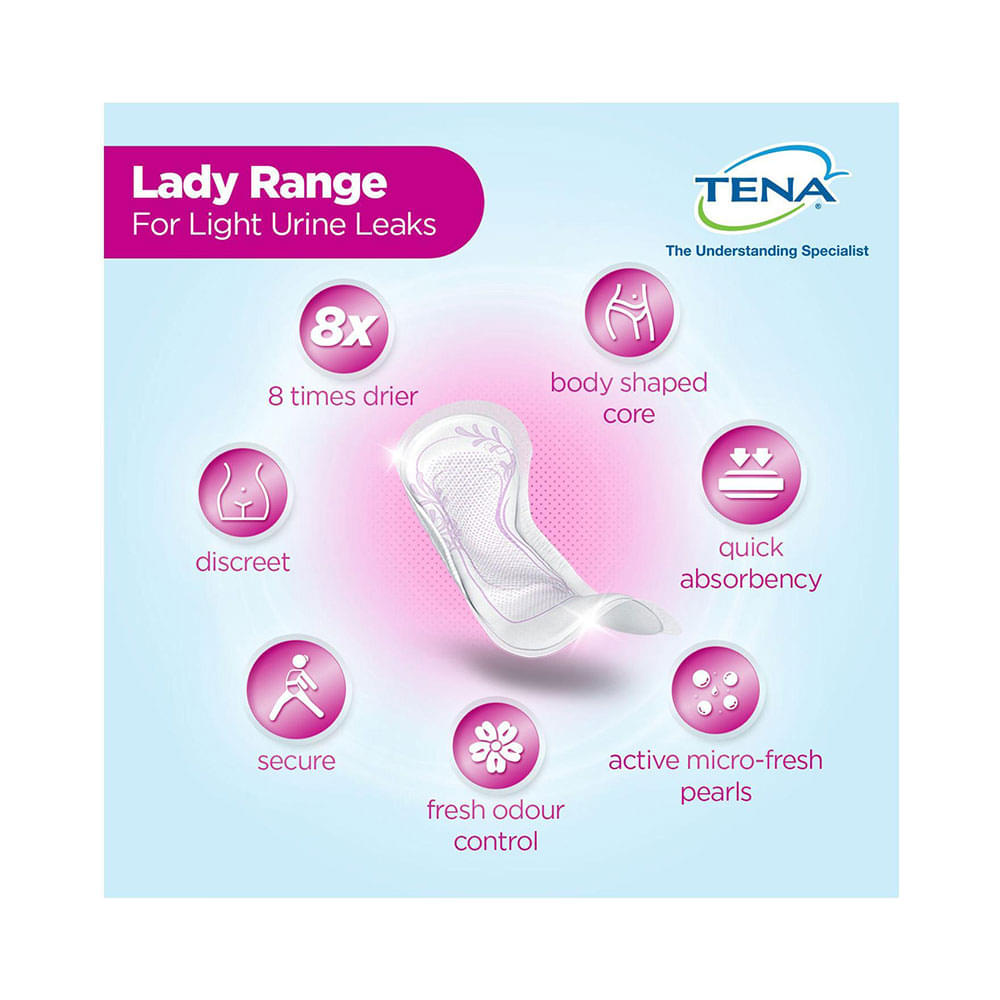 Tena Lady Bladder Control Pads - Image 2