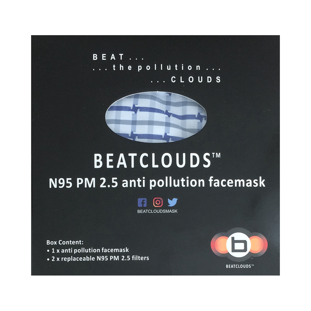 Beatclouds Adult N95 PM 2.5 Anti Pollution Facemask White - Image 3