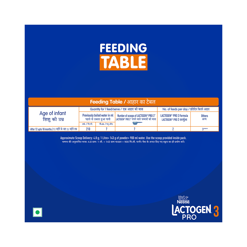 Nestle Lactogen Pro 3, Follow-Up Formula Powder, After 12 Months Up To 18 Months | Powder Refill - Image 7