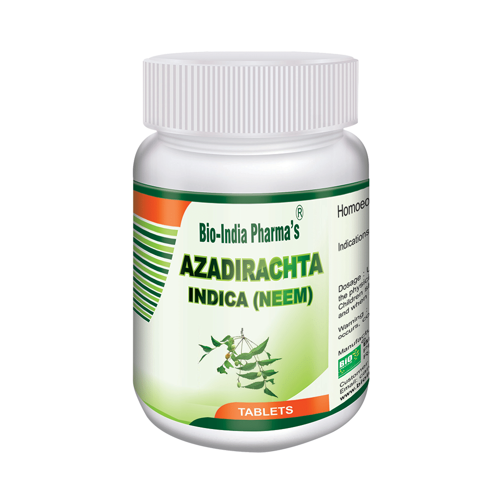 Bio India Azadirachta Indica (Neem) Tablet - Image 1