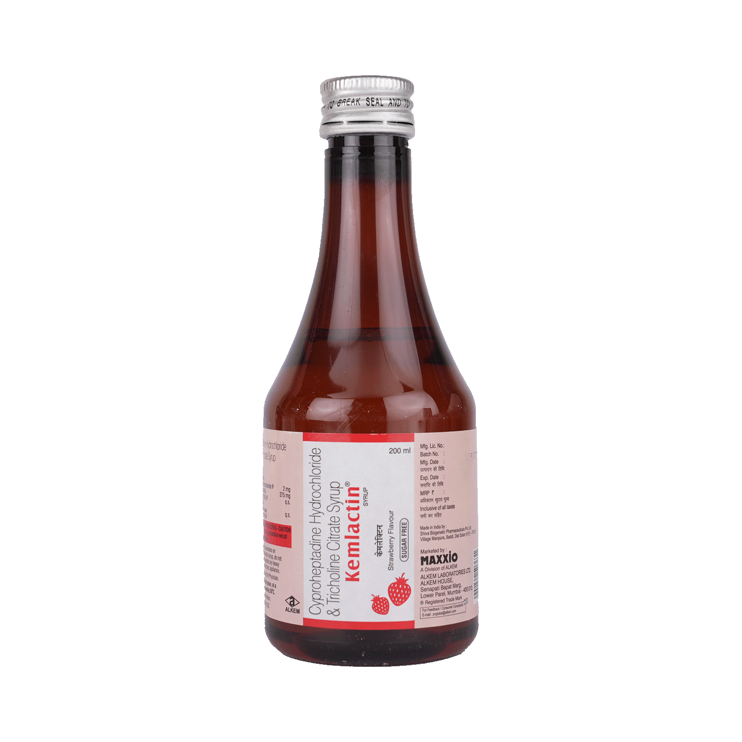Kemlactin Syrup Strawberry Sugar Free - Image 5