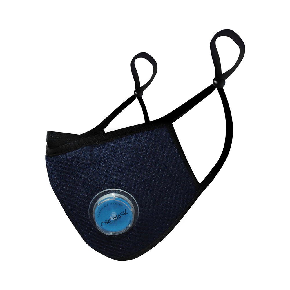 Oromask O1 Plus+ 6 Layer Protection Mask with Respiratory Valve Blue