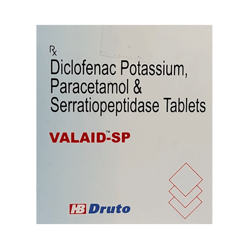 Valaid SP 50 mg/325 mg/15 mg Tablet - Image 1