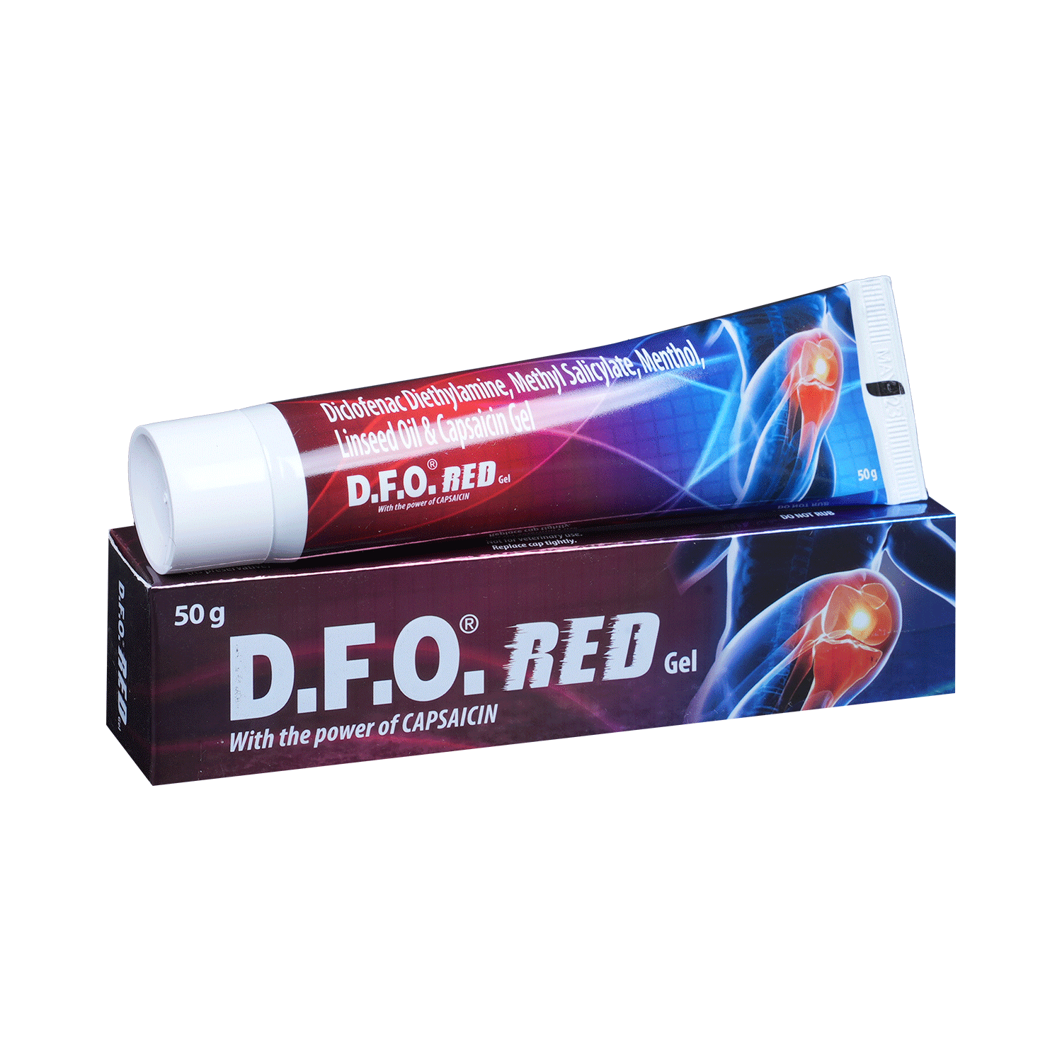 D.F.O. Red Pain Relief Gel with Capsaicin