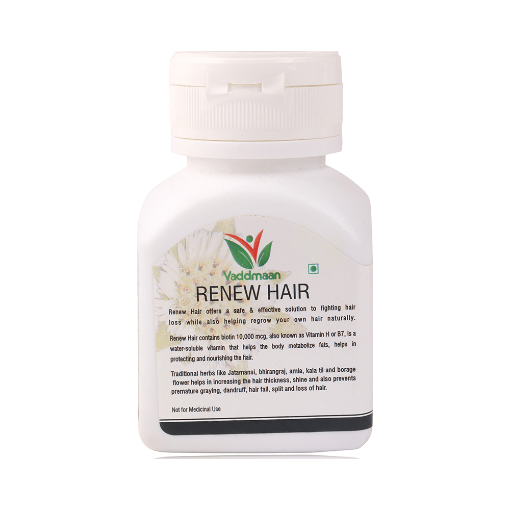 Vaddmaan Renew Hair Vegetarian Capsules - Image 4