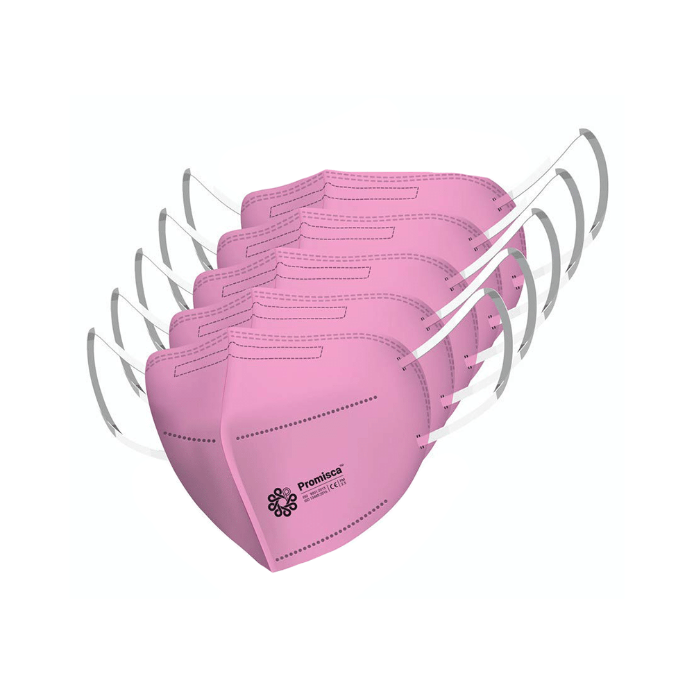 Promisca PR 95 N95 Protective Face Mask Regular Pink - Image 2