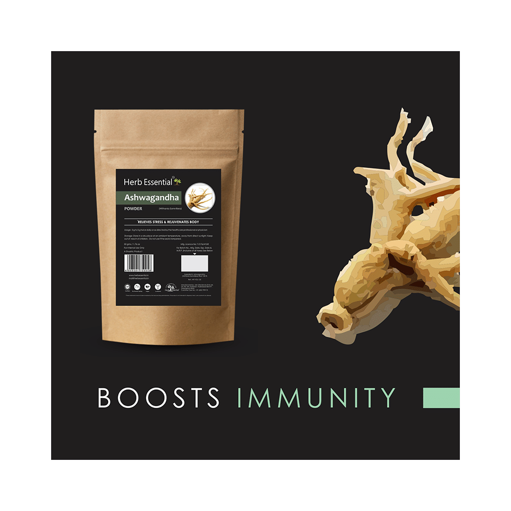 Herb Essential Ashwagandha (Withania Somnifera) Root Powder - Image 5