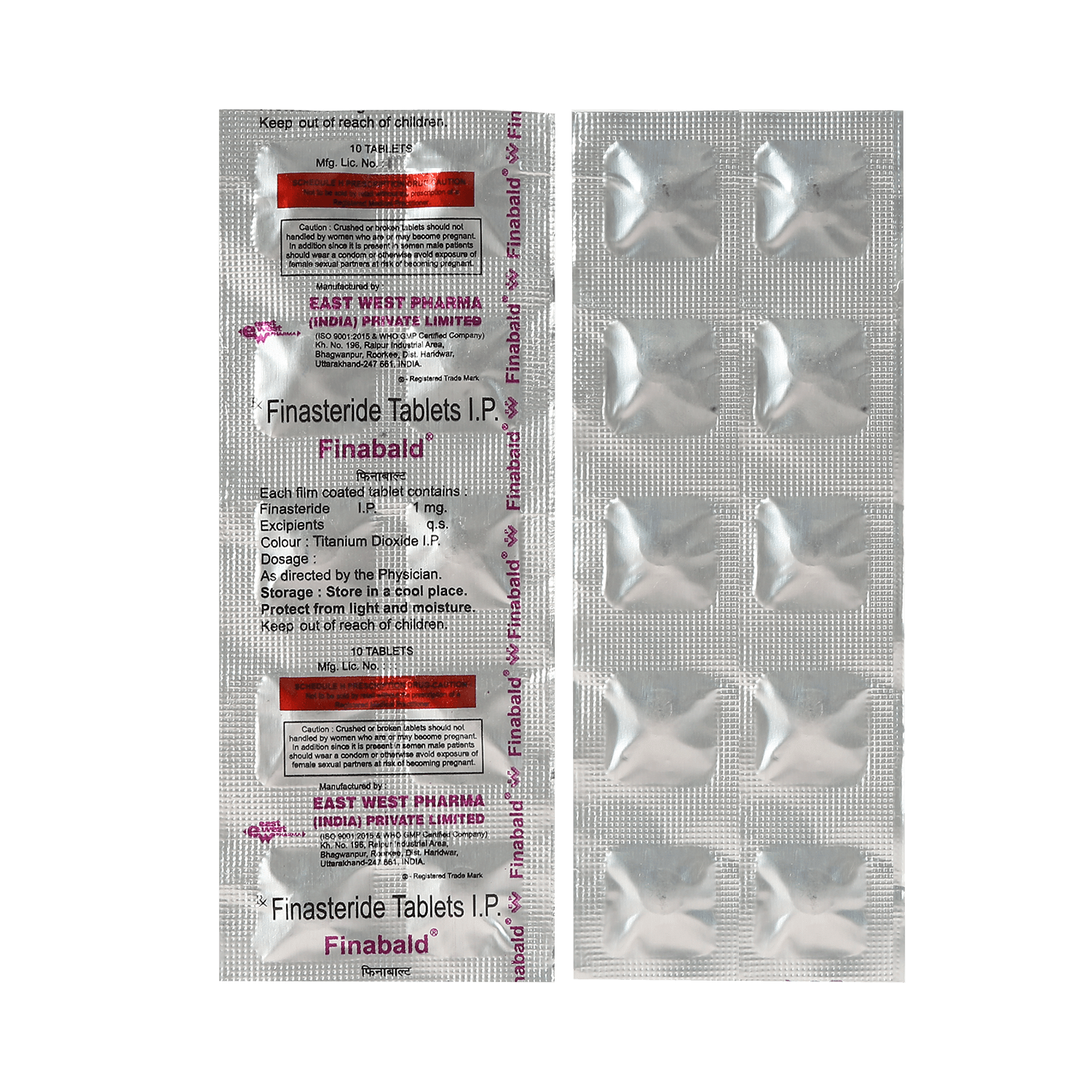 Finabald 1mg Tablet