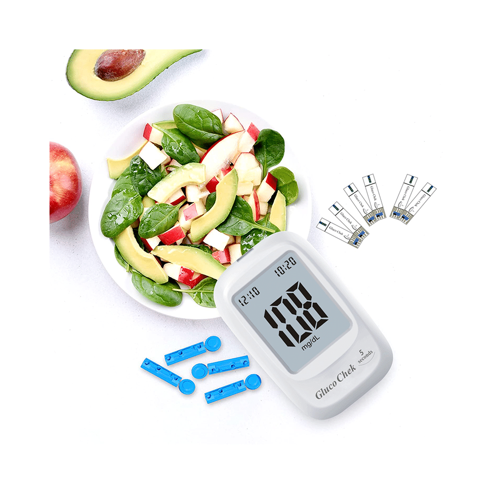 Aspen Gluco Chek Blood Glucose Glucometer Kit with 25 + 25 Strips, 10 Lancets and A Lancing Device Free - Image 6