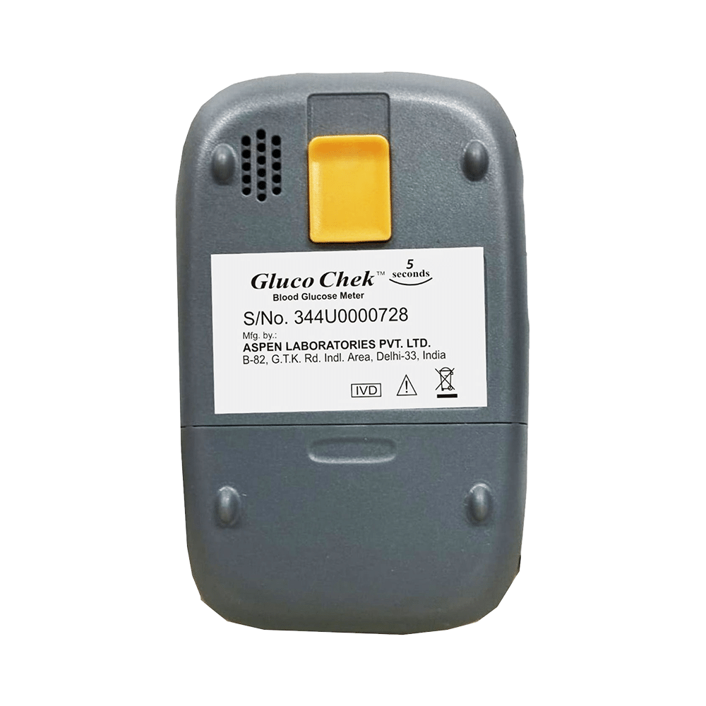Aspen Gluco Chek Blood Glucose Glucometer Kit with 25 + 25 Strips, 10 Lancets and A Lancing Device Free - Image 7