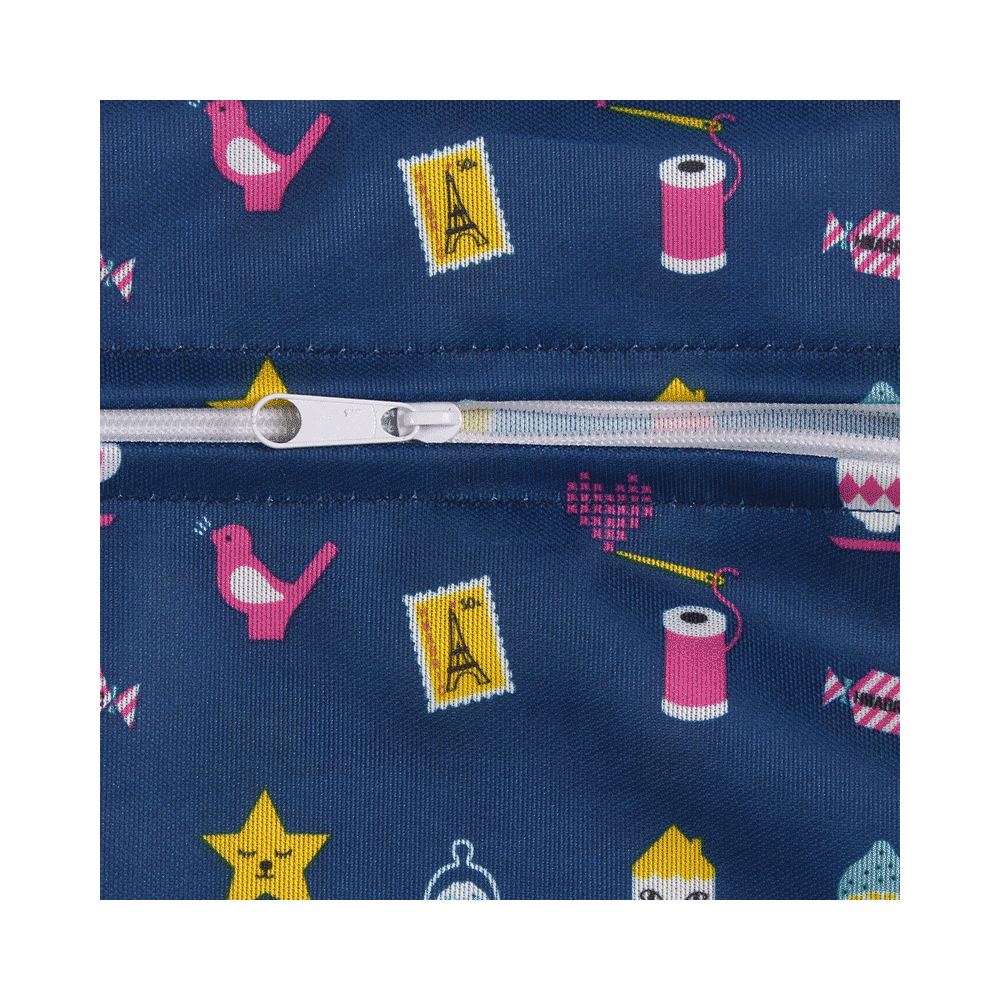 Polka Tots Wet Cloth Pouch Bag Mix Design 30 X 40 cm - Image 4