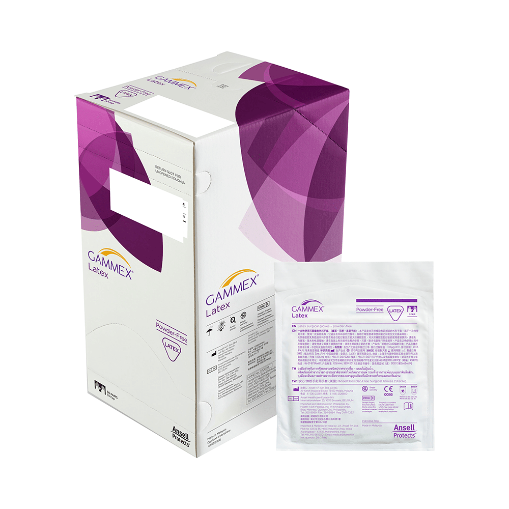 Ansell Gammex Latex Powder Free Surgical Glove 6.5 - Image 7