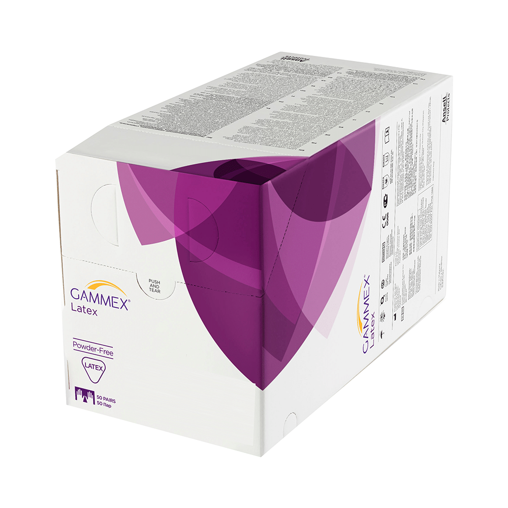 Ansell Gammex Latex Powder Free Surgical Glove 6.5 - Image 2