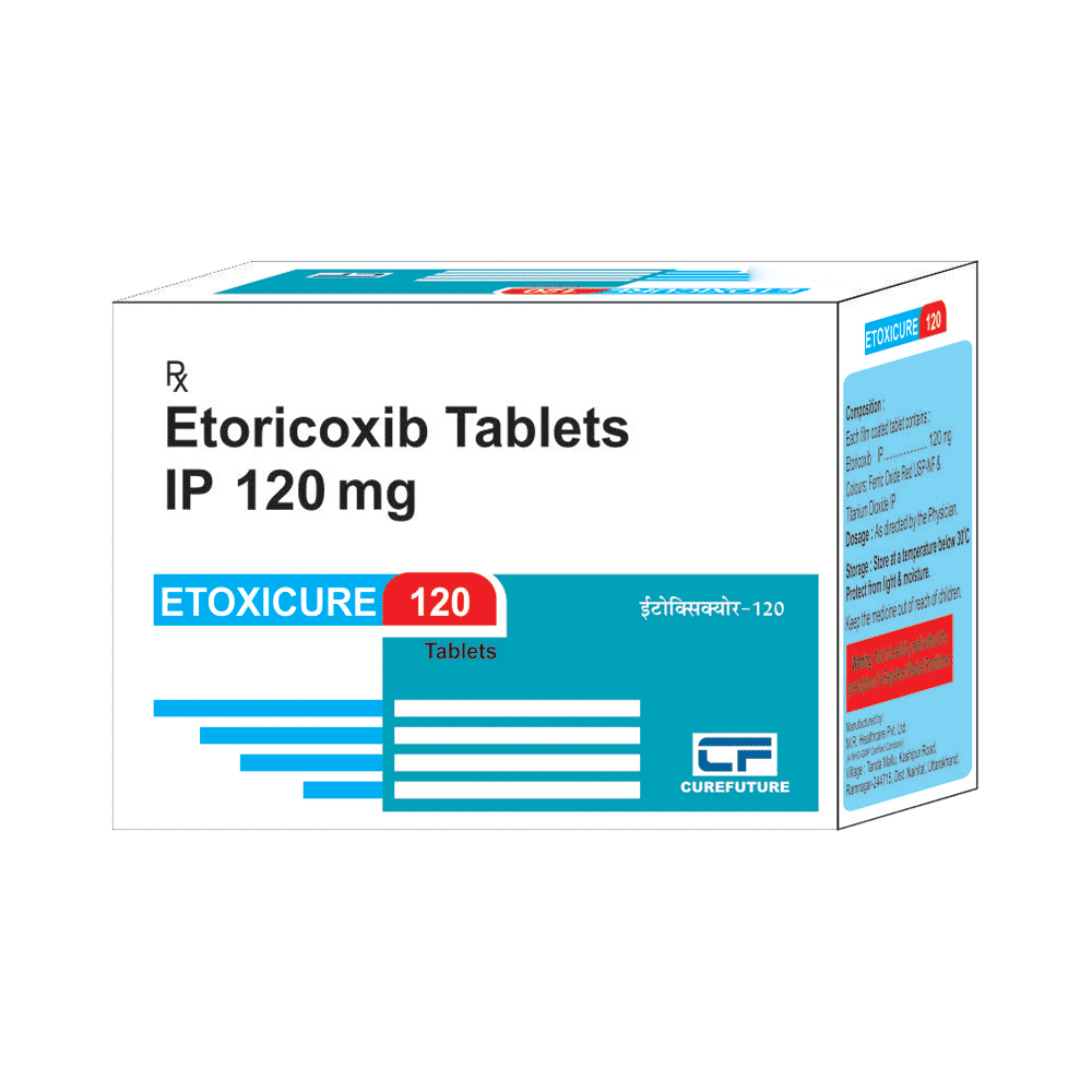 Etoxicure 120 Tablet - Image 1