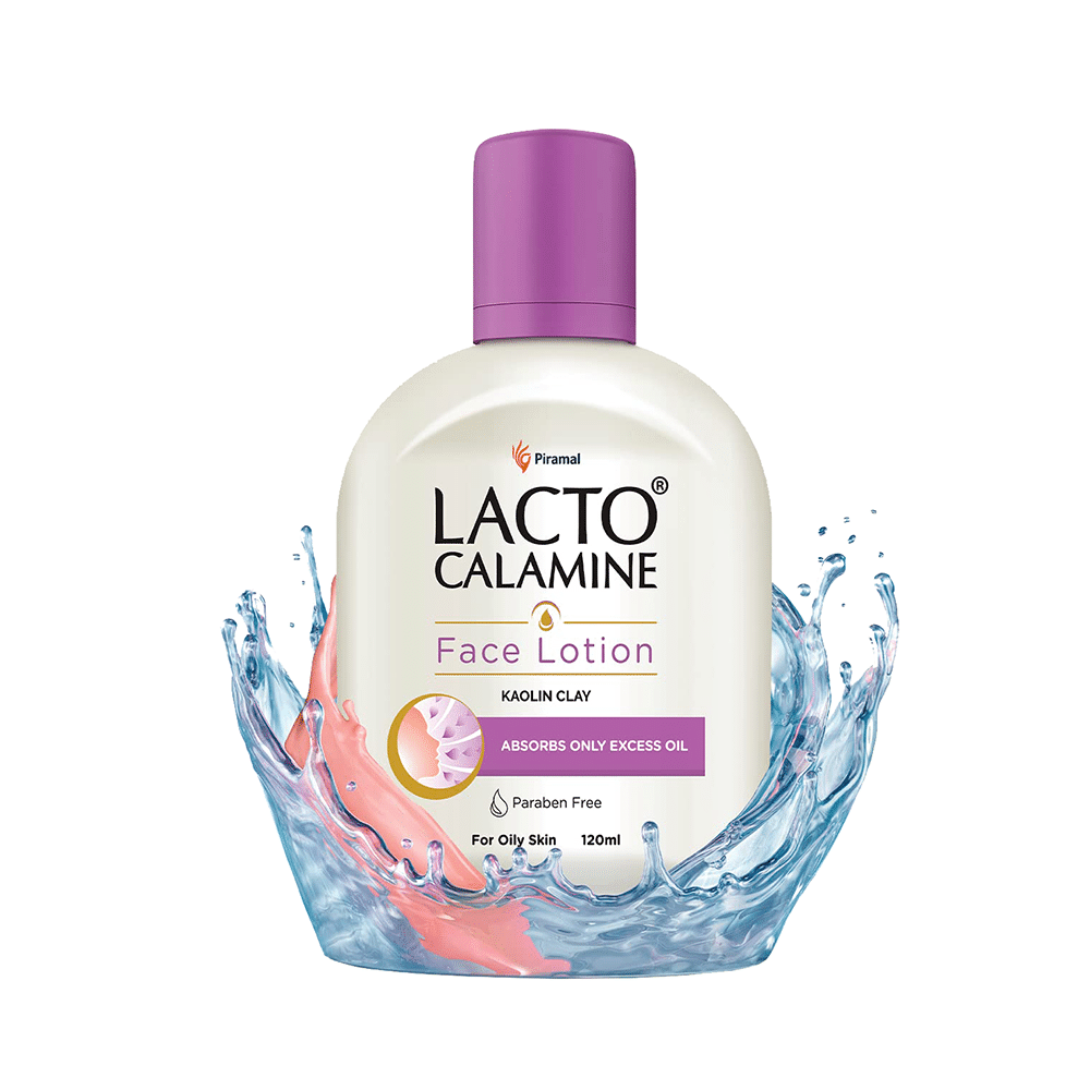 Combo Pack of Piramal Lacto Calamine Face Wash 100ml, Lacto Calamine Face Lotion for Oily Skin 120ml & Lacto Calamine Aloe Vera Gel 150gm - Image 2