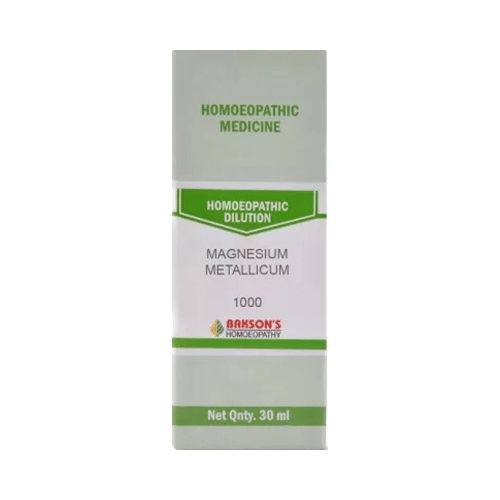 Bakson's Homeopathy Magnesium Metallicum Dilution 1000 CH - Image 1