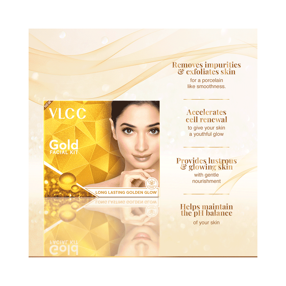 VLCC Gold Facial Kit (60gm Each) - Image 3