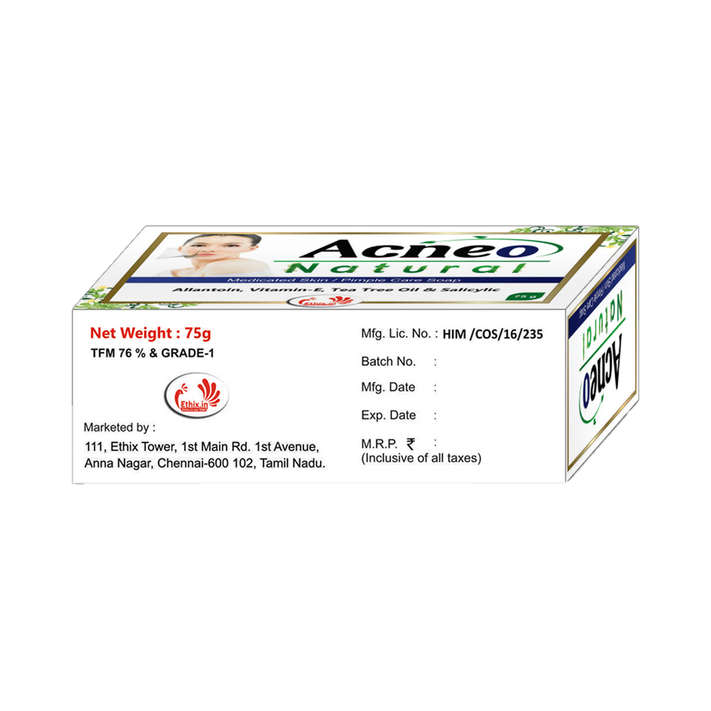 Dr. Ethix's Acneo Natural Soap (75gm Each) - Image 2