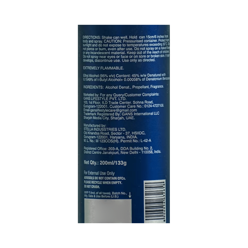 Gans Lets Fly Sport Deodorant Spray - Image 3