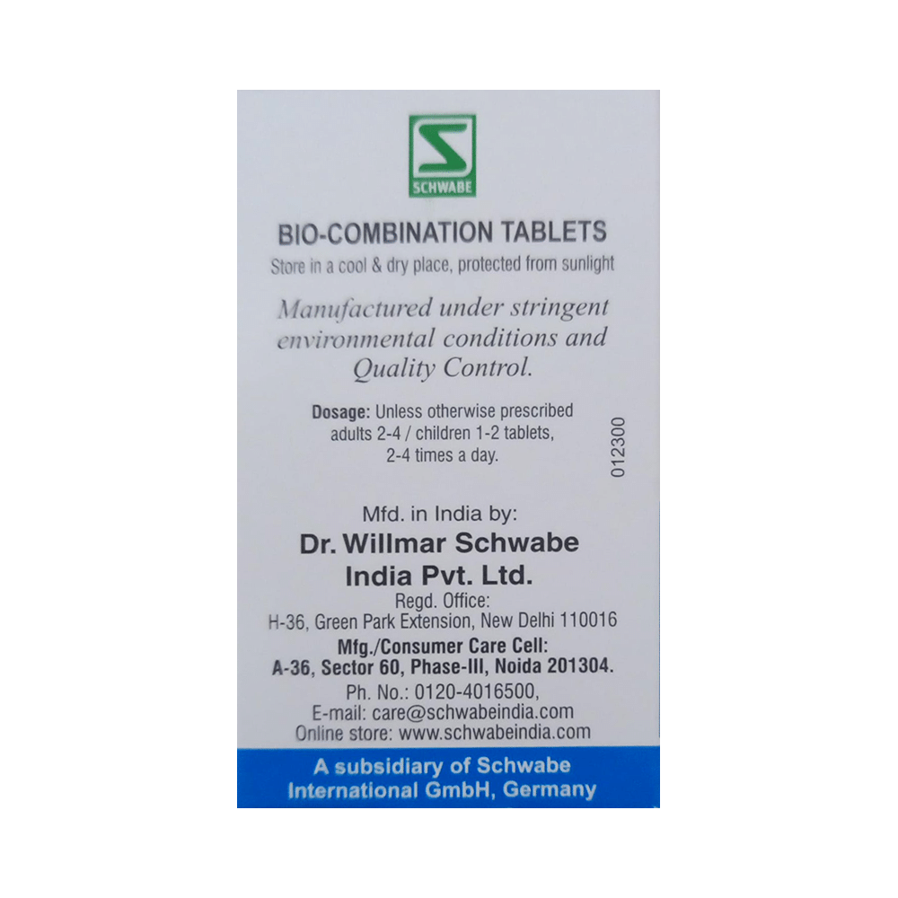 Dr Willmar Schwabe India Bio-Combination 28 (BC 28) Tablet - Image 3
