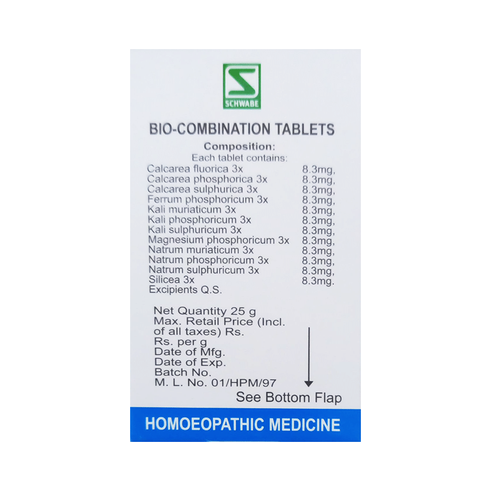 Dr Willmar Schwabe India Bio-Combination 28 (BC 28) Tablet - Image 2