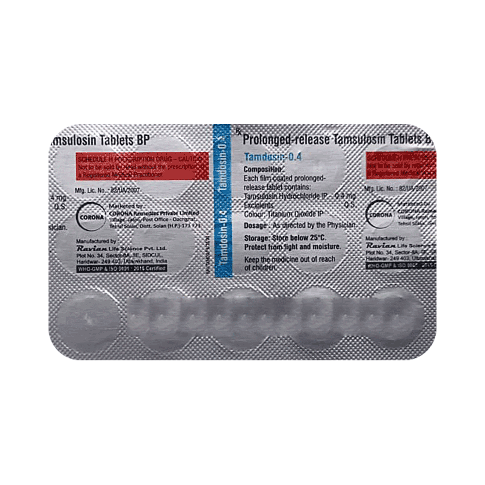 Tamdosin 0.4 Tablet PR - Image 4