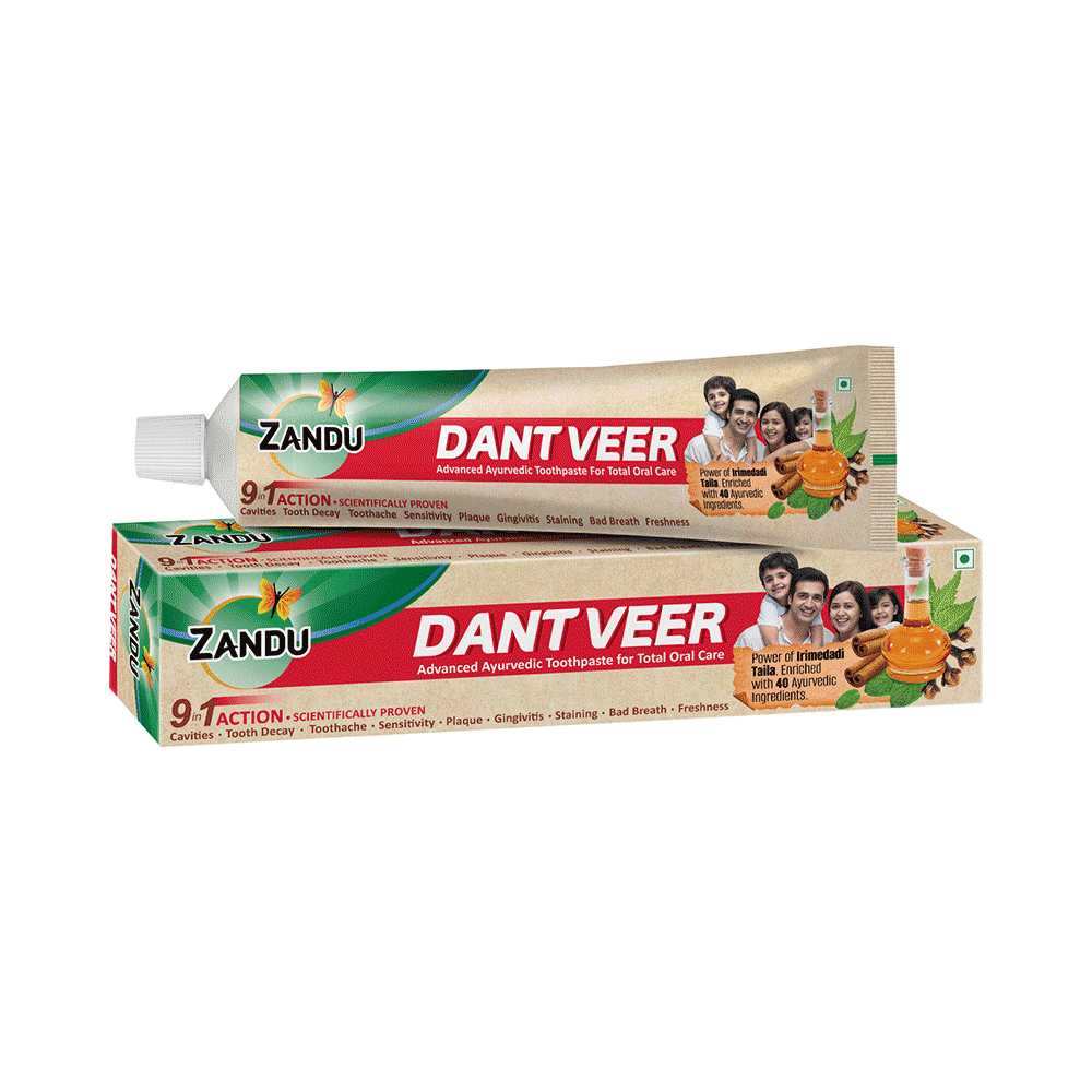Zandu Dant Veer Toothpaste - Image 4