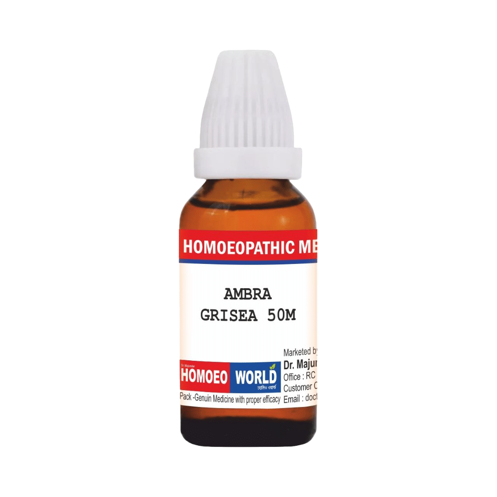 Dr. Majumder Homeo World Ambra Grisea Dilution 50M - Image 1
