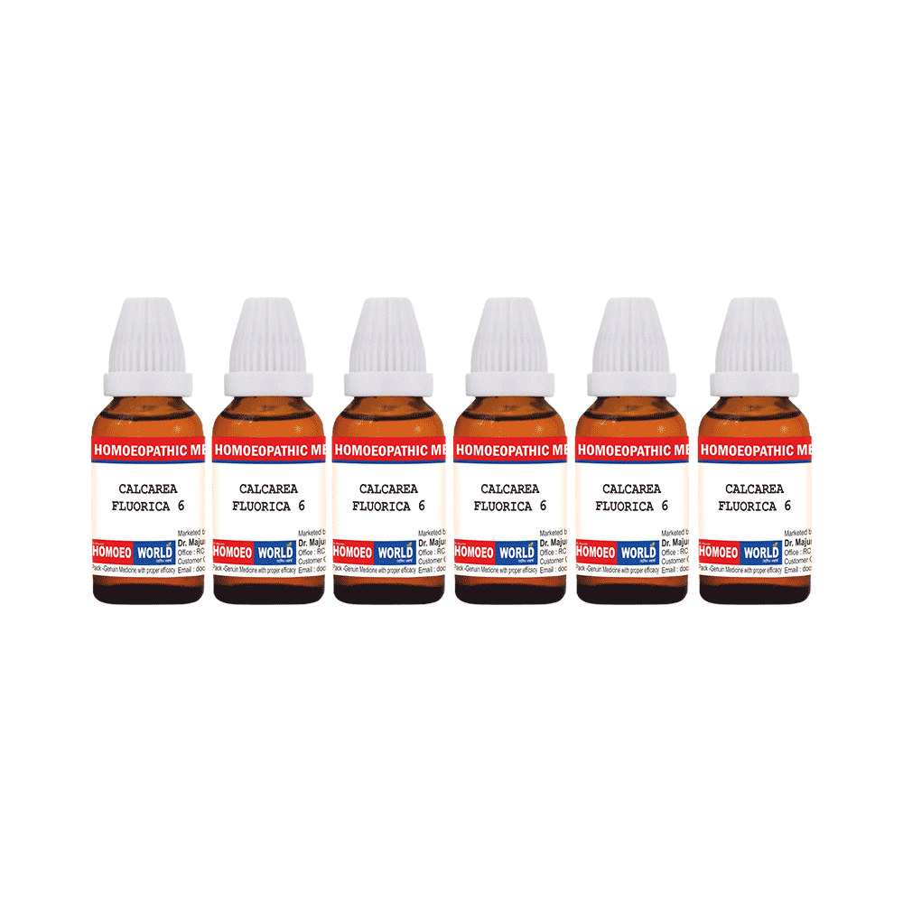 Dr. Majumder Homeo World Calcarea Fluorica Dilution(30ml Each) 6 CH - Image 1