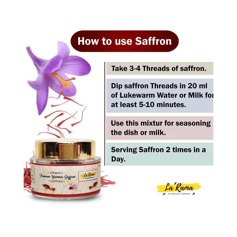 La Rama Premium Kashmiri Saffron - Image 4