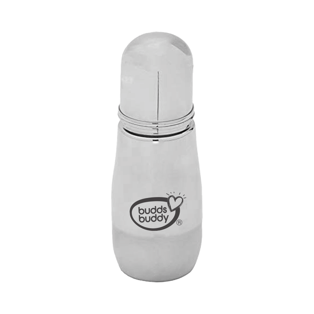 Buddsbuddy Stainless Steel 2 Stage 3m+ Feeding Bottle - Image 2