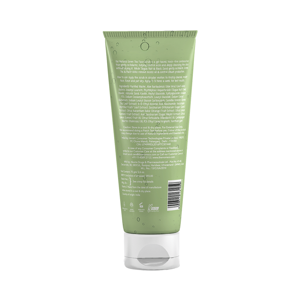 The Moms Co. Natural Green Tea Face Scrub - Image 2