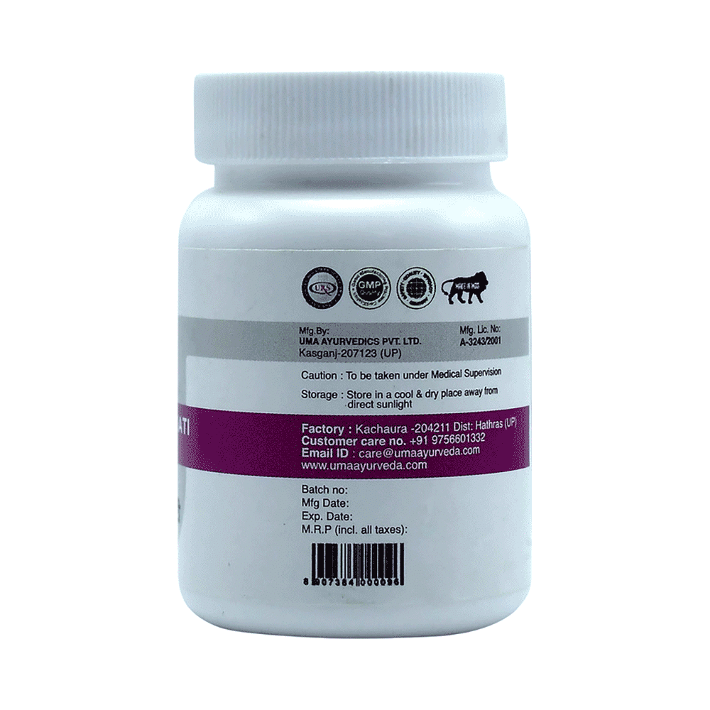 Uma Ayurveda Tulsi Ghan Vati Immunity Booster - Image 3