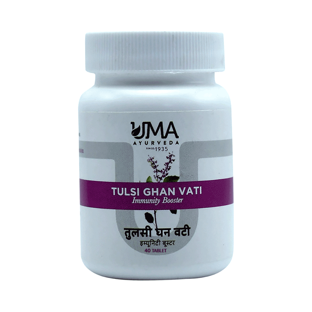 Uma Ayurveda Tulsi Ghan Vati Immunity Booster